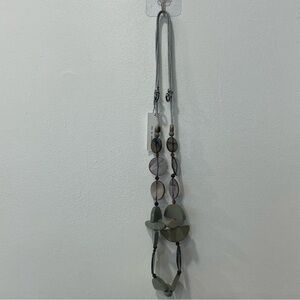 Decouture Mona Necklace - Fair Trade Handmade Dyed Wood and Shell Beads